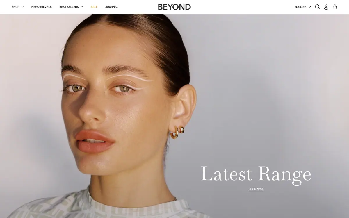 Beyond teması demo mağaza